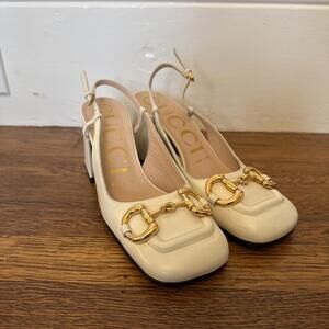 Gucci horsebit Leather Sandals,size 35.5